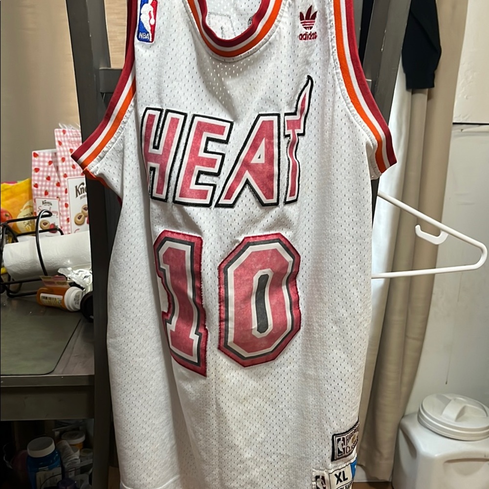 White Miami Heat Basketball Jersey